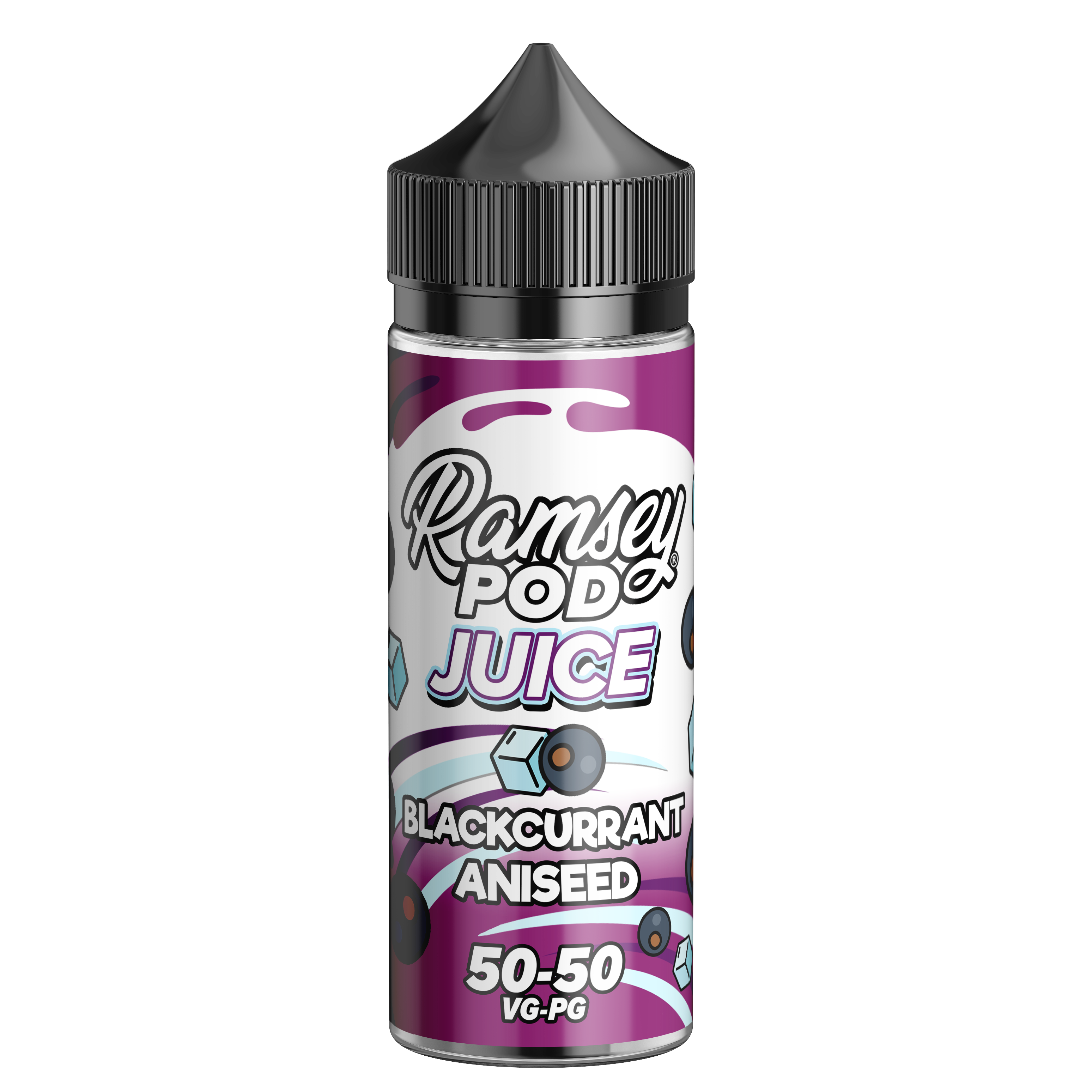 Blackcurrant Aniseed by Ramsey Pod Juice 100ml Short Fill