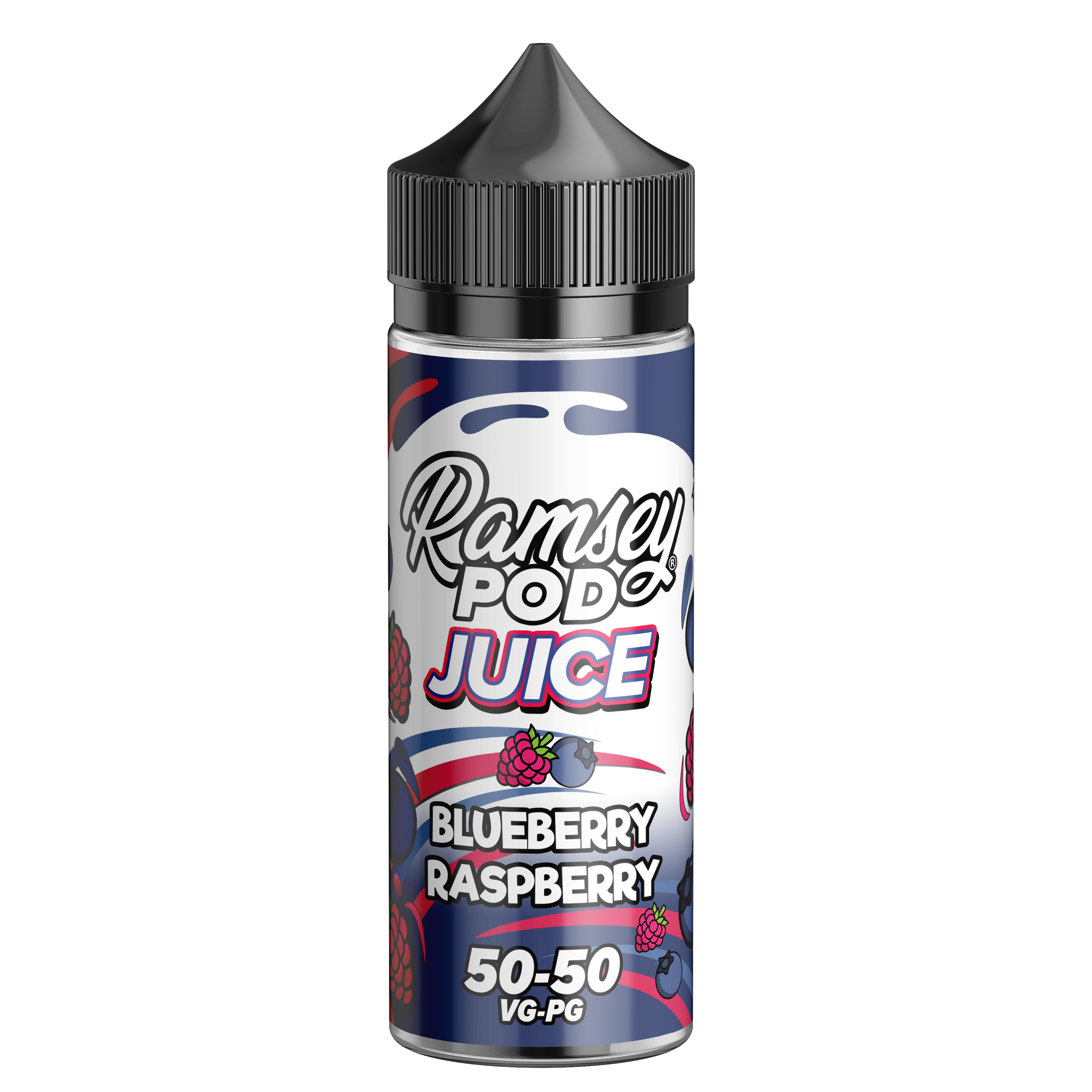 Blueberry Raspberry by Ramsey Pod Juice 100ml Short Fill