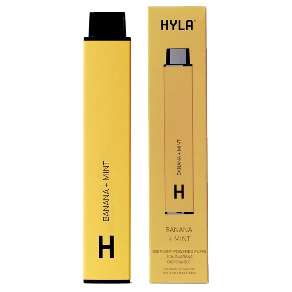 Hyla Disposable Vape Device 800 Puffs - BANANA + MINT