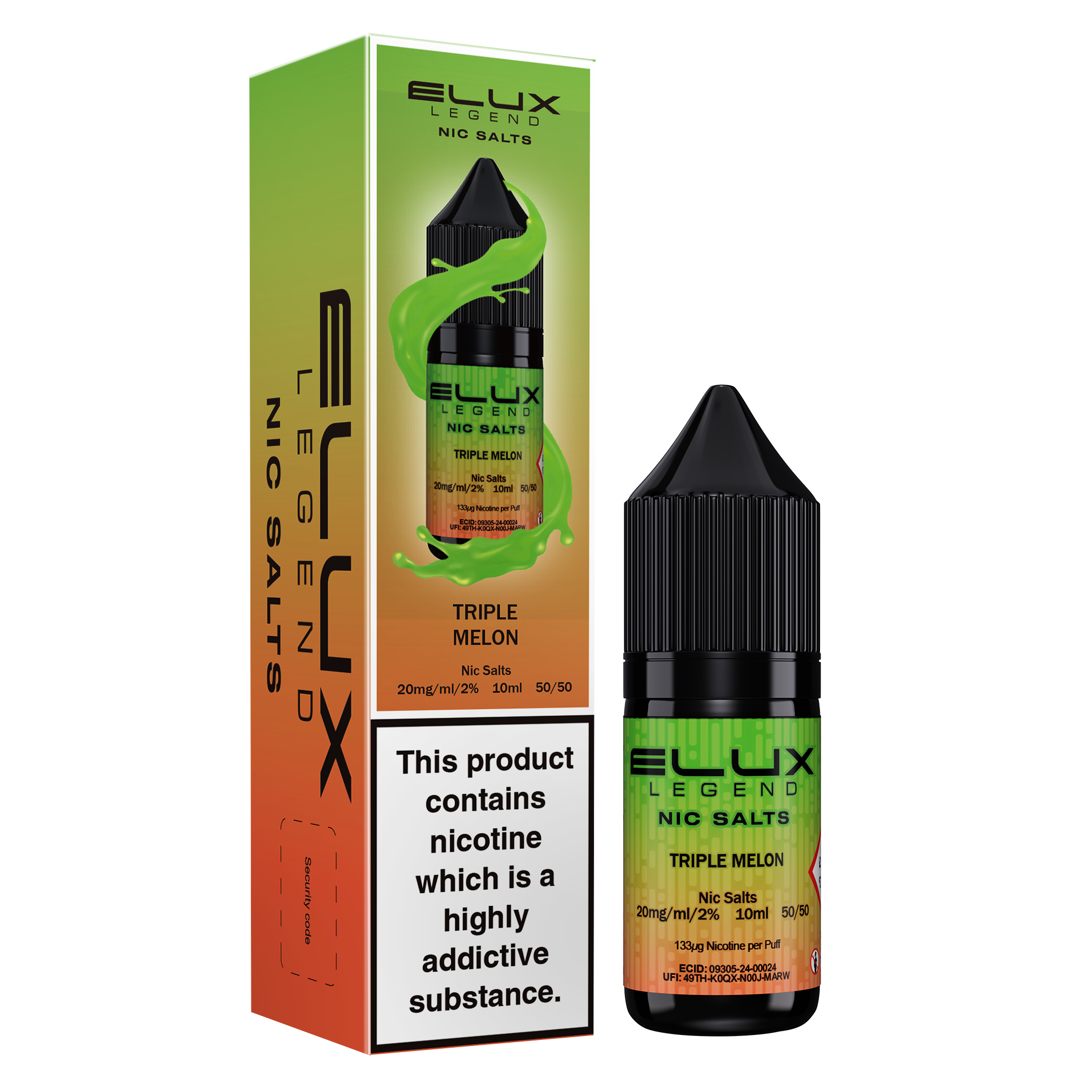 Elux Legend Salts Triple Melon 10ml Nic Salt