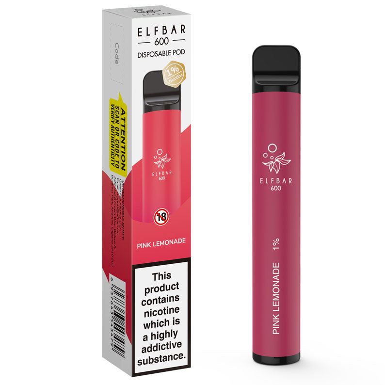 Elf Bar 600 Disposable Device 10mg (1%) - Cola