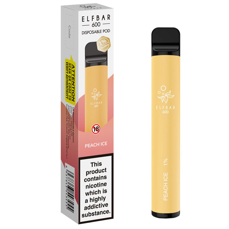Elf Bar 600 Disposable Device 10mg (1%) - Elfbull Grape
