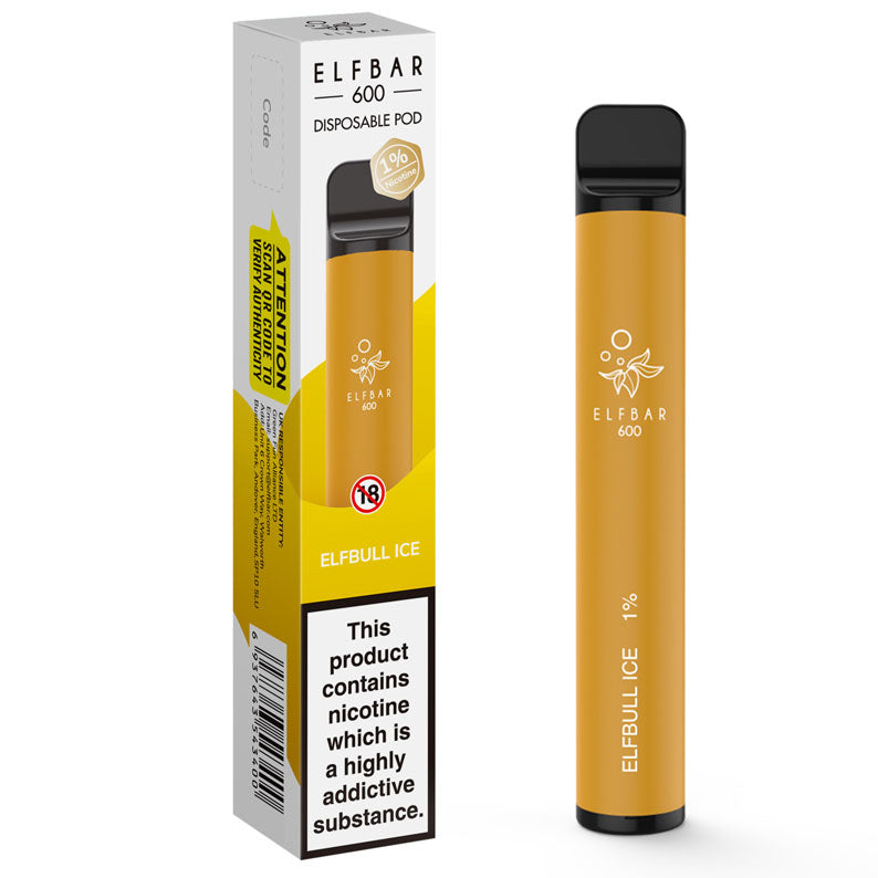 Elf Bar 600 Disposable Device 10mg (1%) - Mango