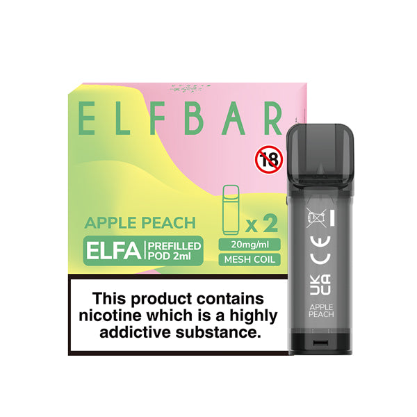 Elf Bar Elfa Prefilled Pods 2pcs - Strawberry Raspberry