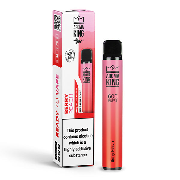 Aroma King Disposable Vape Device - Berry Peach - 20mg