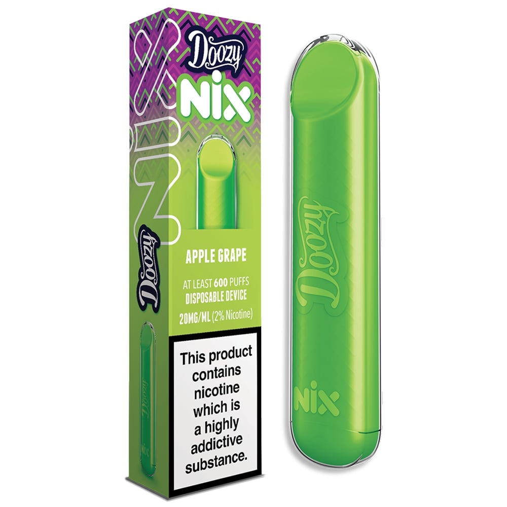 Doozy Vape Nix Disposable Vape - Apple Grape - 0mg