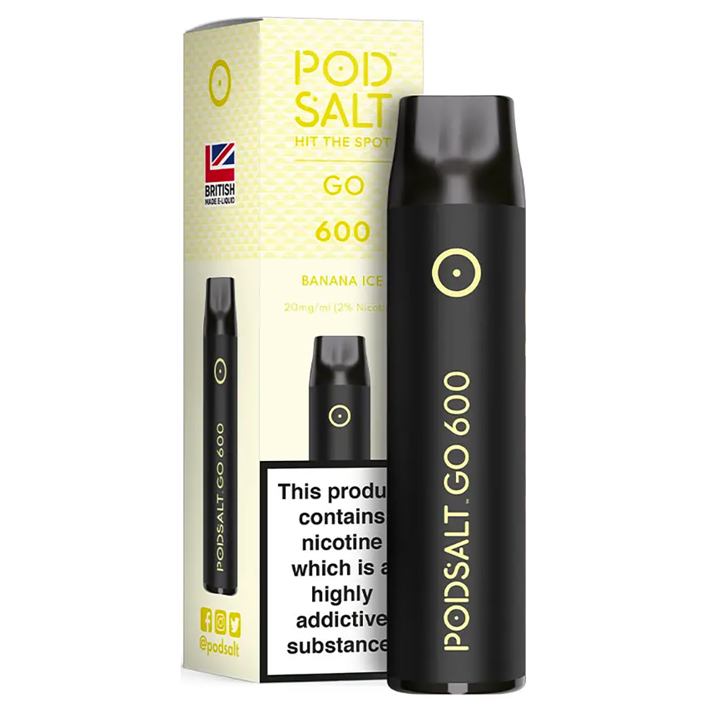 Pod Salt Go 600 Disposable Vape Device-Banana Ice