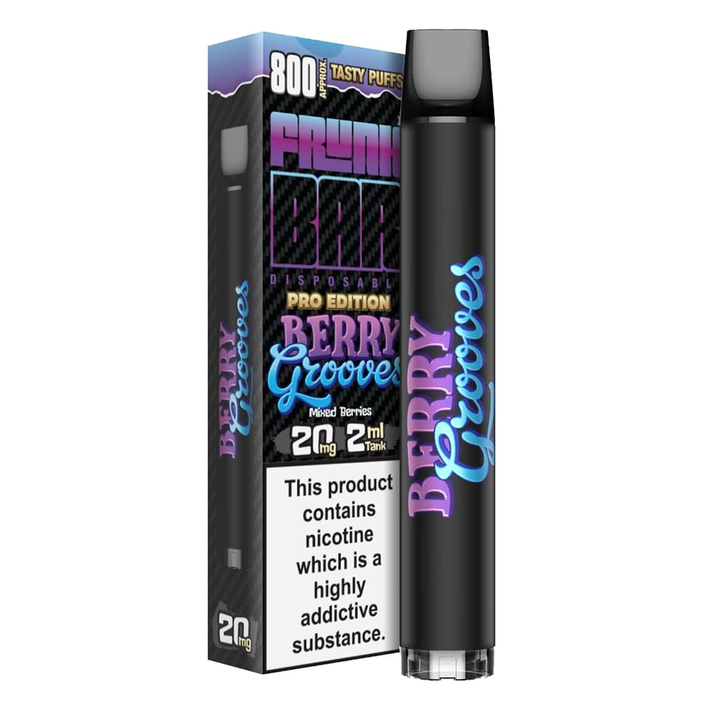 Frunk Bar Pro Disposable Vape Device 20mg - Berry Grooves