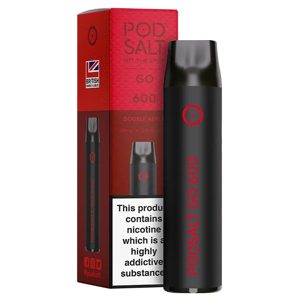 Pod Salt Go 600 Disposable Vape Device-Double Apple