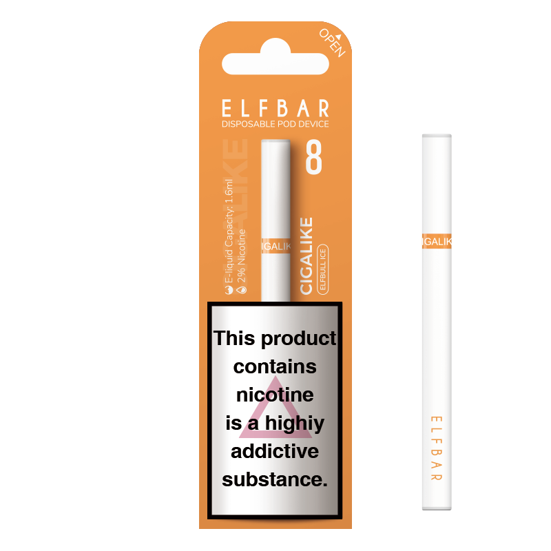 Elf Bar Cigalike Disposable Vape Device - Elfbull Ice