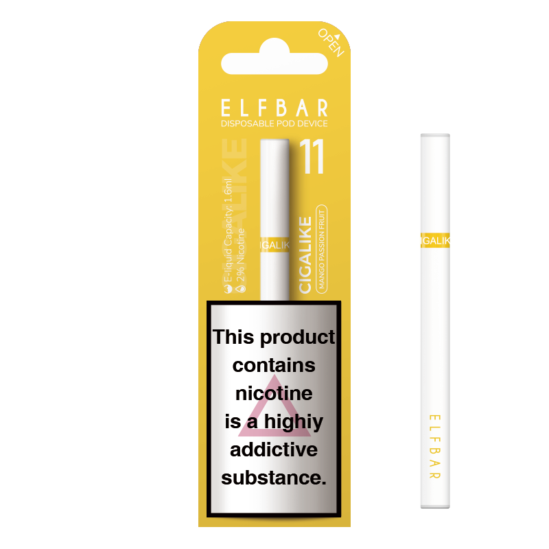 Elf Bar Cigalike Disposable Vape Device - Mango Passion Fruit