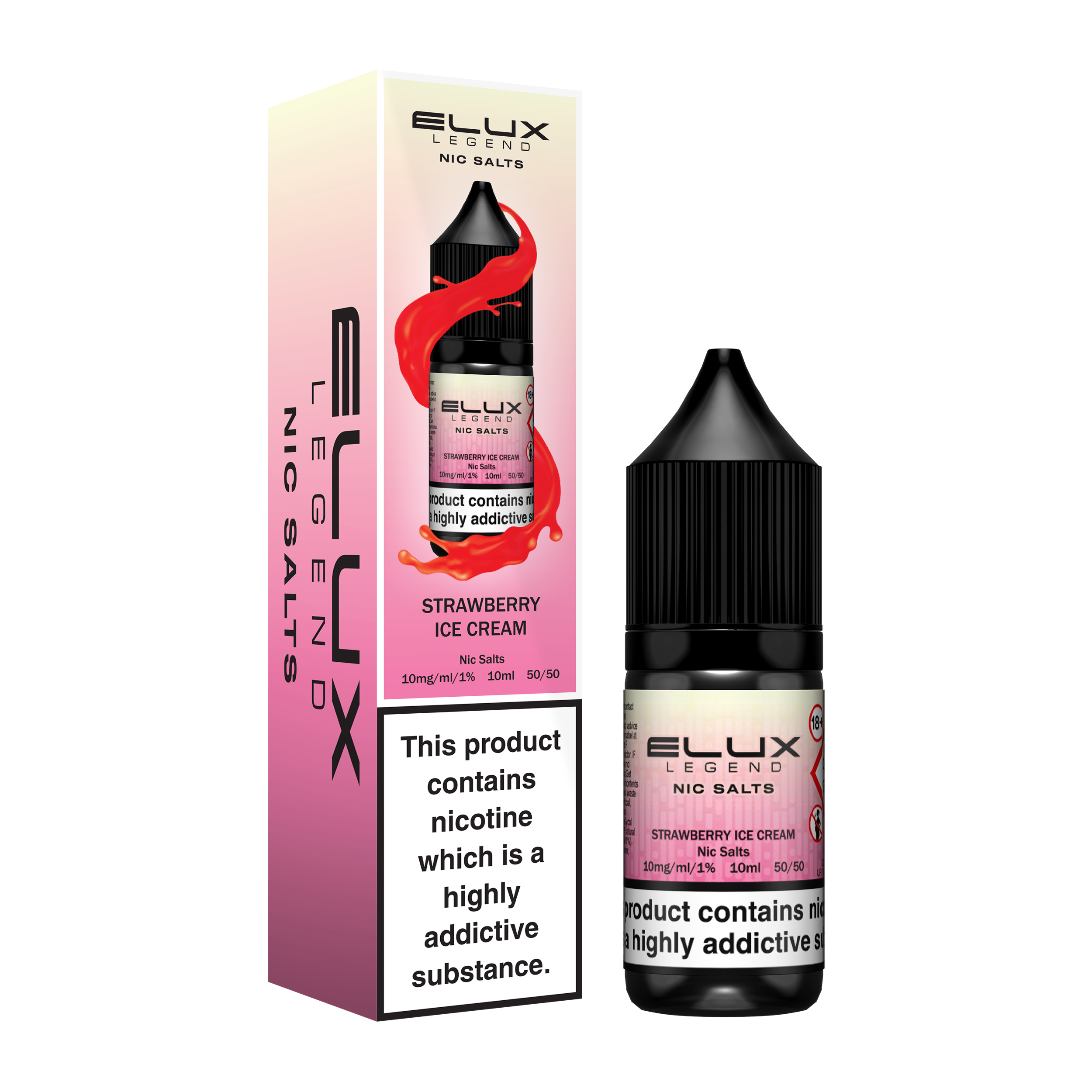 ELUX Legend Salts Strawberry Ice Cream 10ml Nic Salt