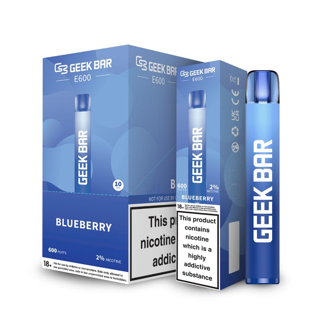 Geek Bar E600 Disposable Vape Device - Blueberry