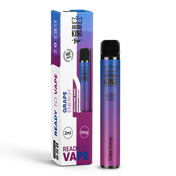 Aroma King Disposable Vape Device - Energy Drink Ice - 0mg