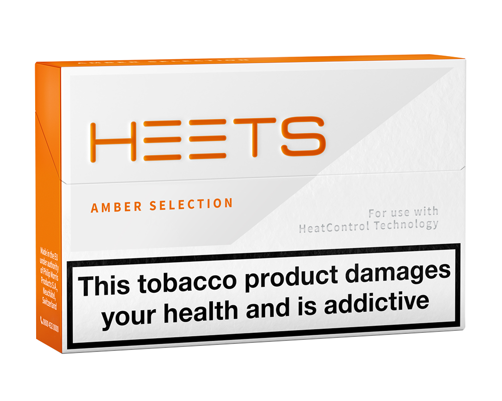IQOS HEETS Amber Selection Tobacco Sticks