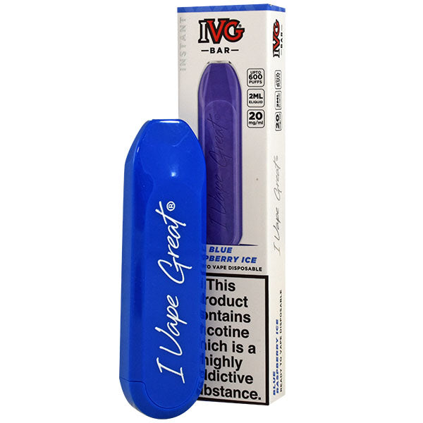 IVG Bar Disposable Vape - Blue Raspberry Ice