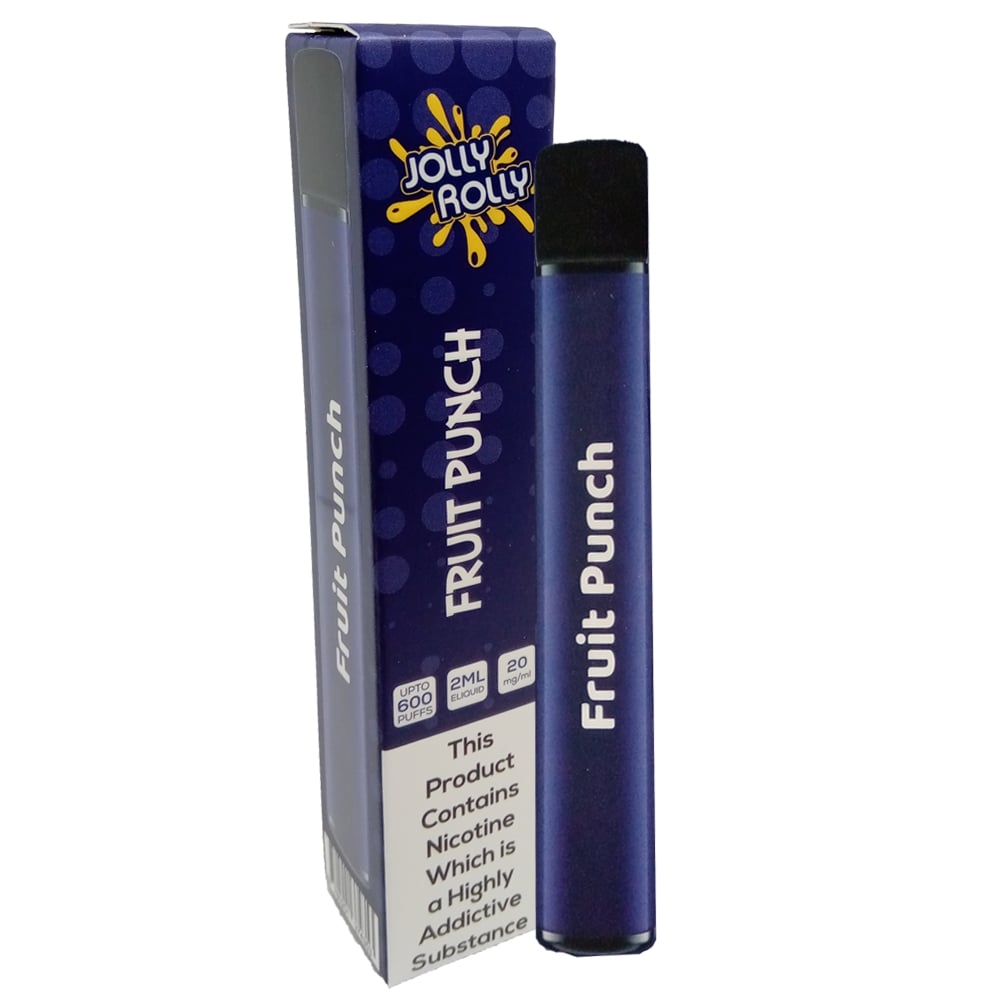 Jolly Rolly 600 Puff Disposable Vape Device - Fruit Punch