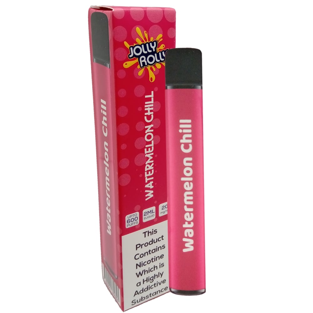 Jolly Rolly 600 Puff Disposable Vape Device - Watermelon Chill