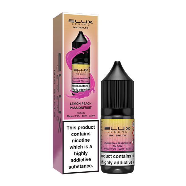 ELUX Legend Salts Lemon Peach Passionfruit 10ml Nic Salt