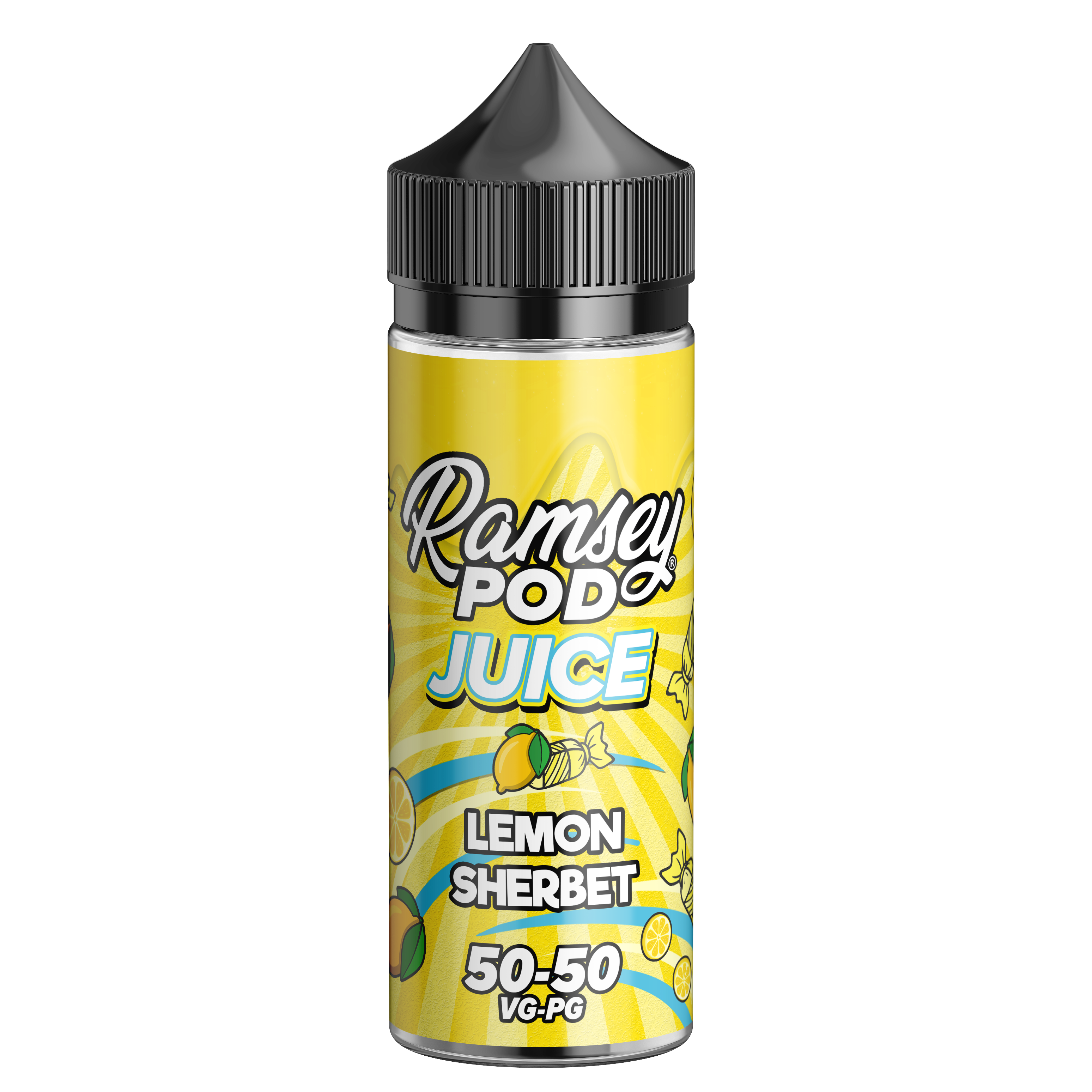 Lemon Sherbet by Ramsey Pod Juice 100ml Short Fill