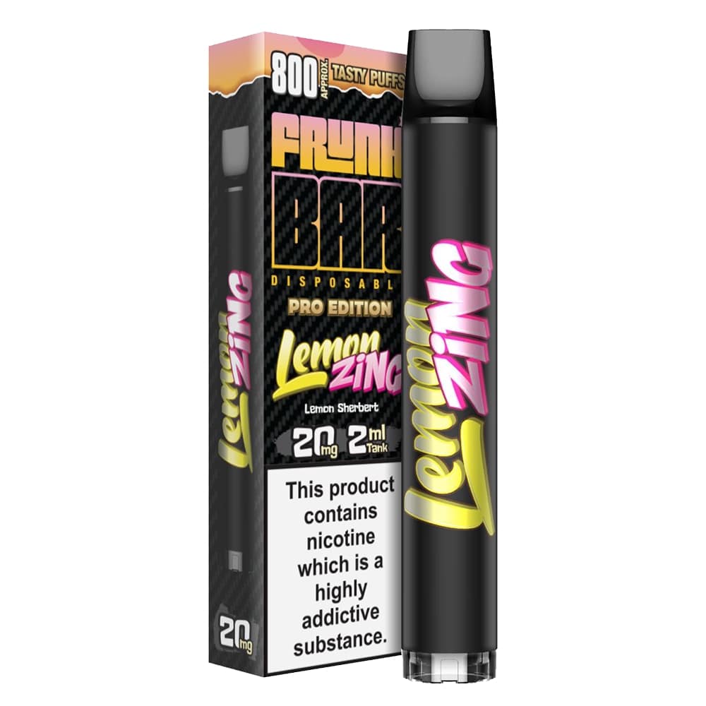 Frunk Bar Pro Disposable Vape Device 20mg - Lemon Zing