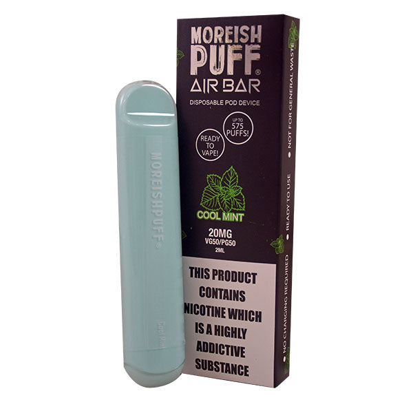 Moreish Puff Air Bar Cool Mint Disposable Vape