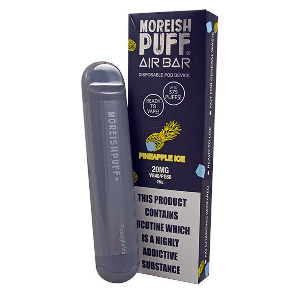 Moreish Puff Air Bar Pineapple Ice Disposable Vape