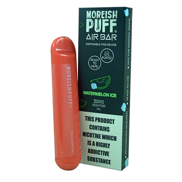 Moreish Puff Air Bar Watermelon Ice Disposable Vape