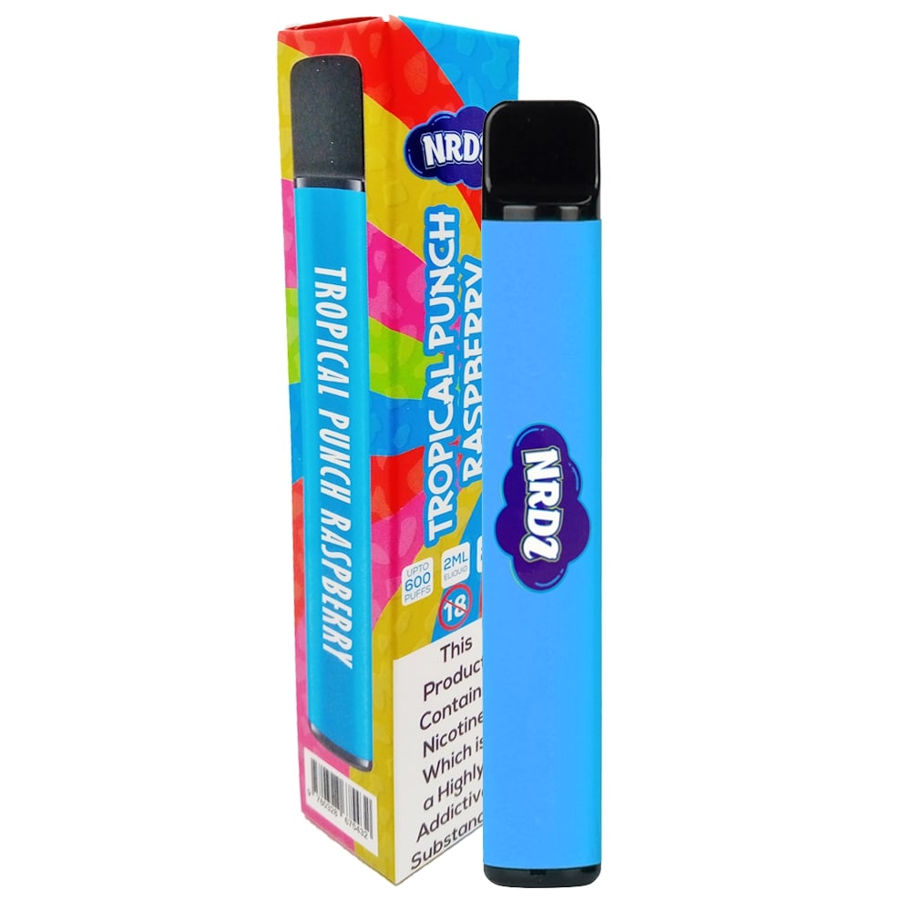 NRDZ 600 Puff Disposable Vape Device - Tropical Punch