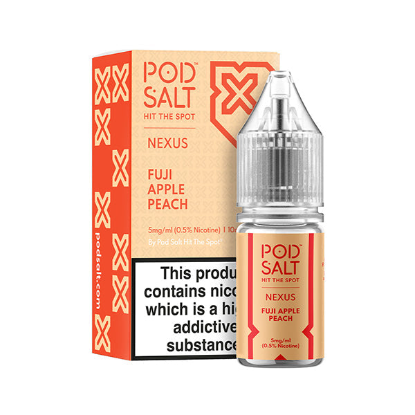 Pod Salt Nexus: Fuji Apple Peach 10ml Nic Salt