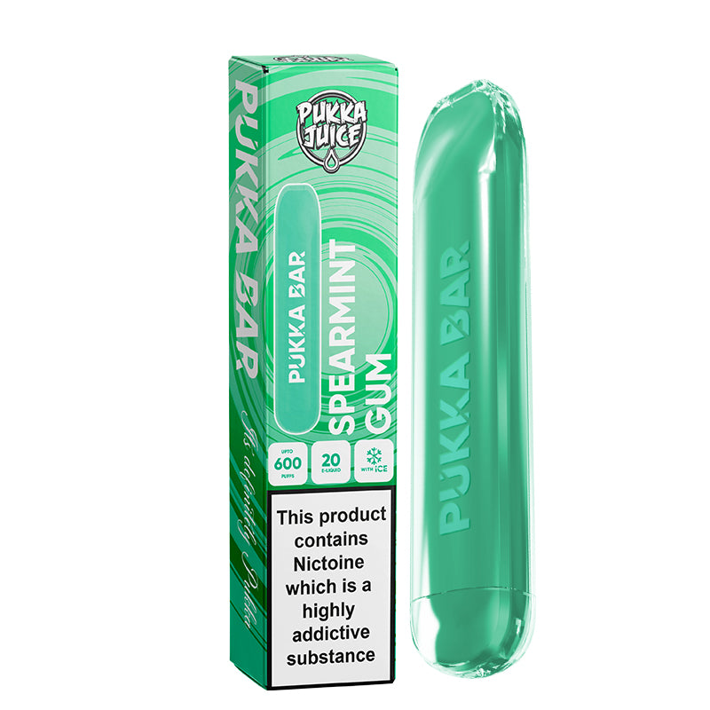 Pukka Bar Disposable Vape Device - Spearmint Gum
