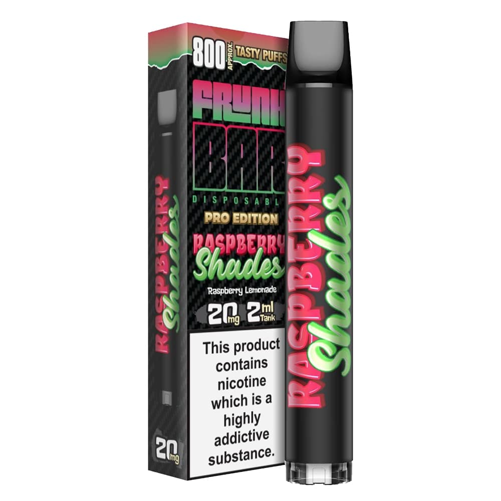 Frunk Bar Pro Disposable Vape Device 20mg - Raspberry Shades