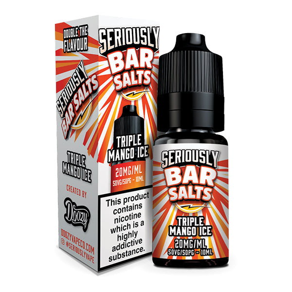 Doozy Vape Seriously Bar Salts Triple Mango Ice 10ml Nic Salt