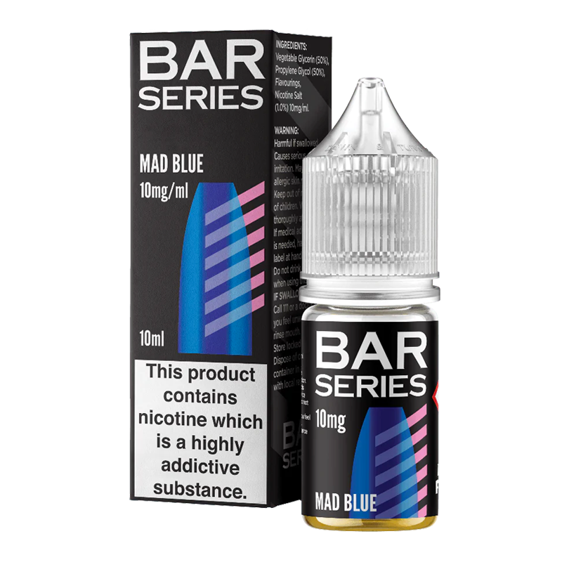 Major Flavour Bar Series Mad Blue 10ml Nic Salt