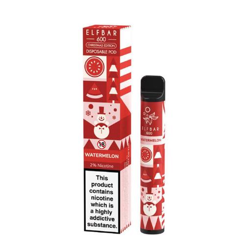 Elf Bar 600 Disposable Vape - Christmas Edition - Watermelon