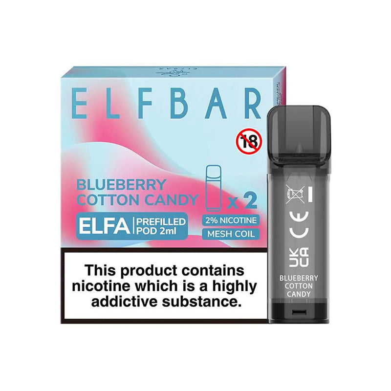 Elf Bar Elfa Prefilled Pods 2pcs - Blueberry Cotton Candy