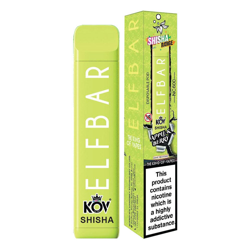 Elf Bar NC600 Shisha Disposable - Apple & Berry