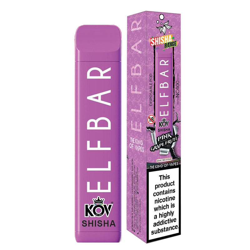 Elf Bar NC600 Shisha Disposable - Pink Grapefruit