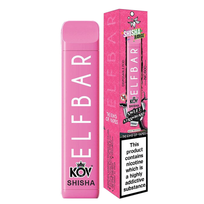 Elf Bar NC600 Shisha Disposable - Sweet Strawberry