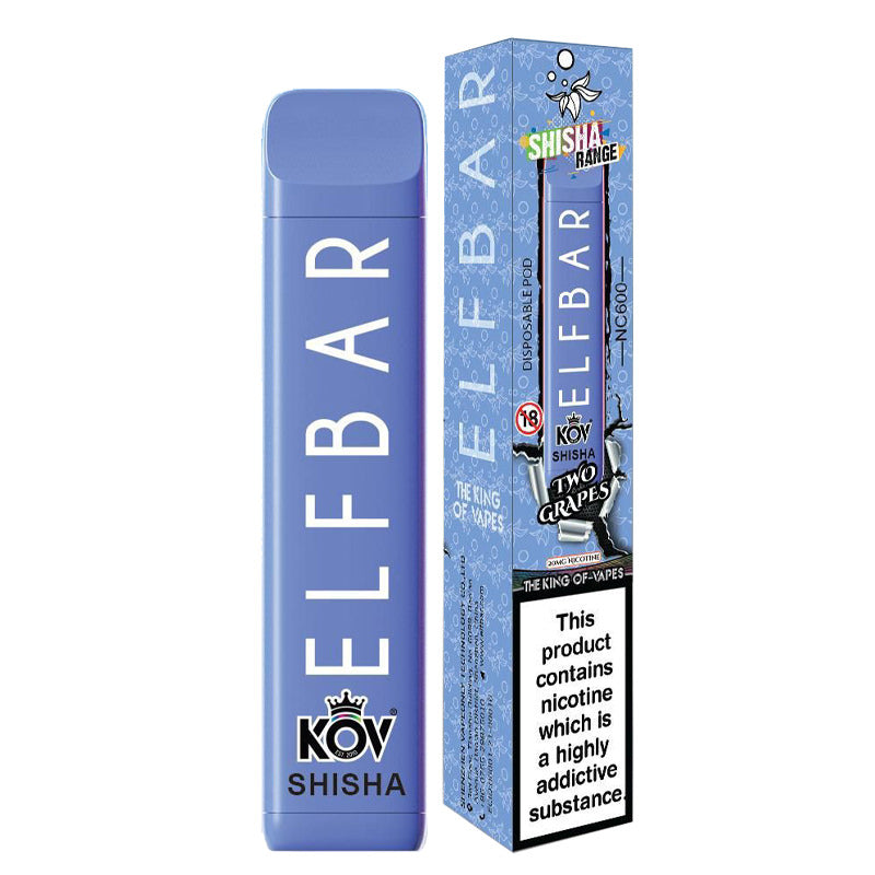 Elf Bar NC600 Shisha Disposable - Two Grapes