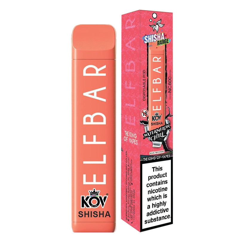 Elf Bar NC600 Shisha Disposable - Watermelon Chill