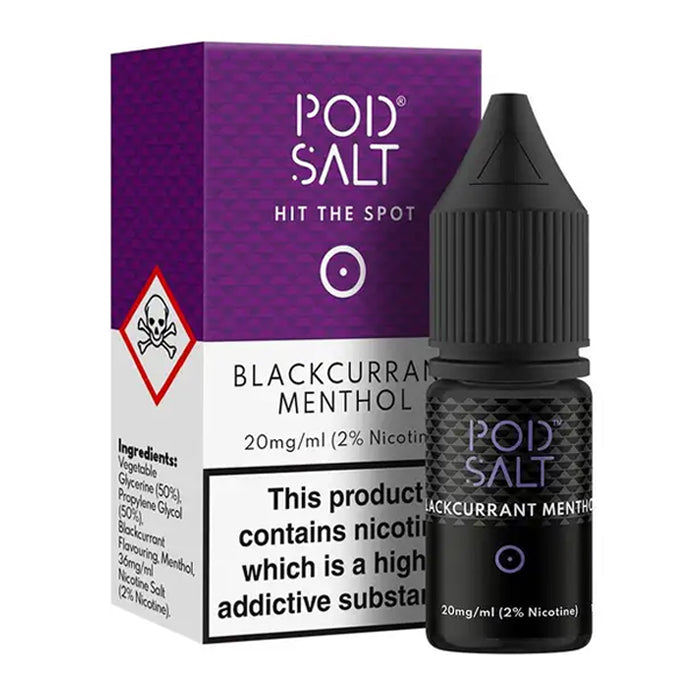 Pod Salt Blackcurrant Menthol 10ml Nic Salt