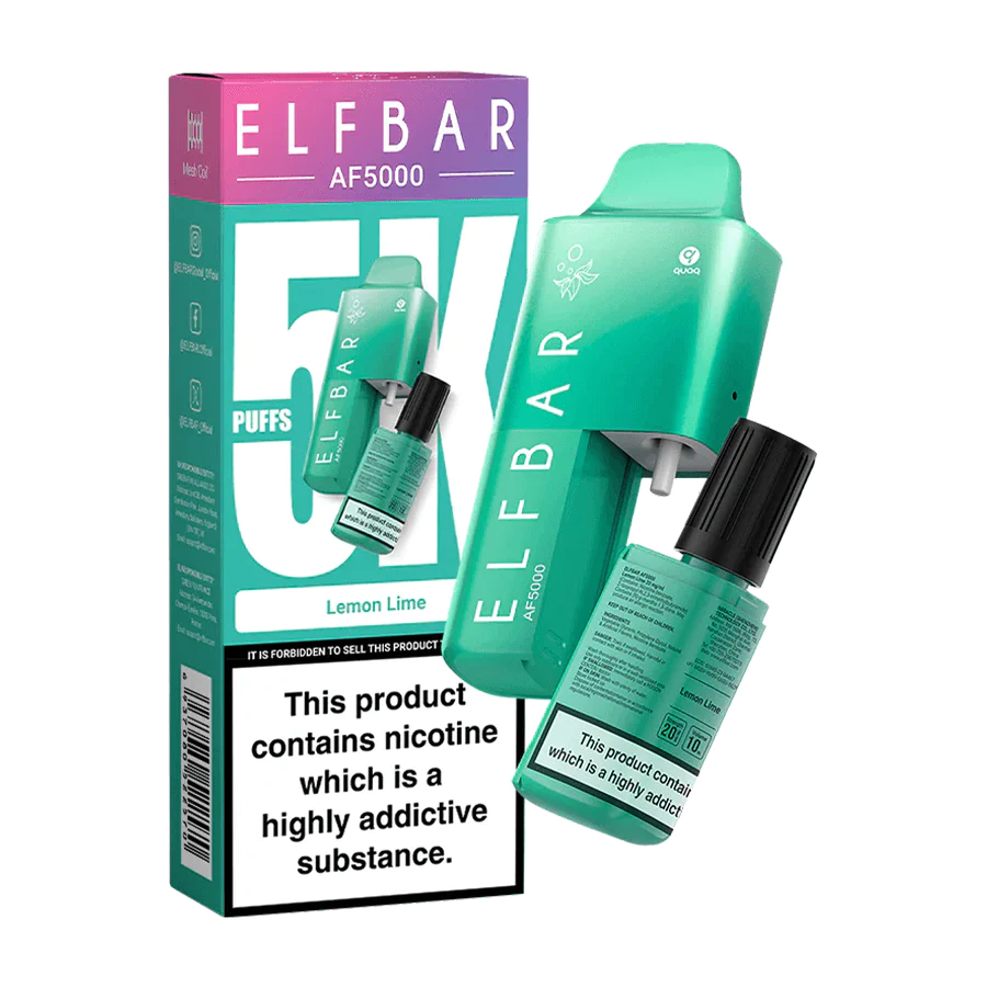 Elf Bar AF5000 Disposable Vape - Lemon Lime