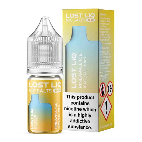 Lost Liq 3000 Pineapple Ice 10ml Nic Salt