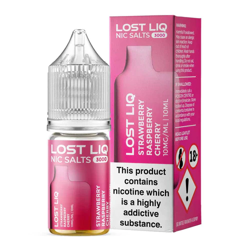 Lost Liq 3000 Strawberry Raspberry Cherry 10ml Nic Salt