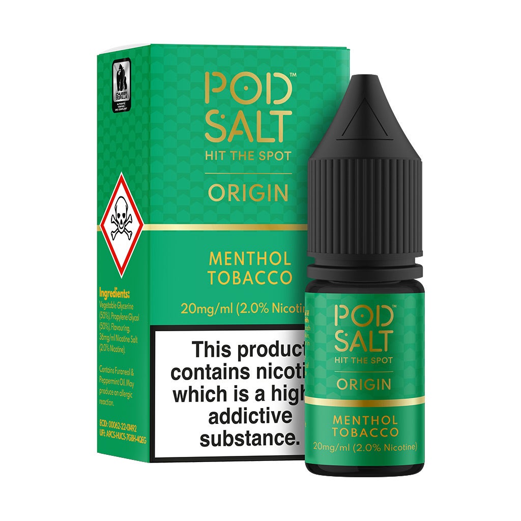 Pod Salt Menthol Tobacco 10ml E-Liquid