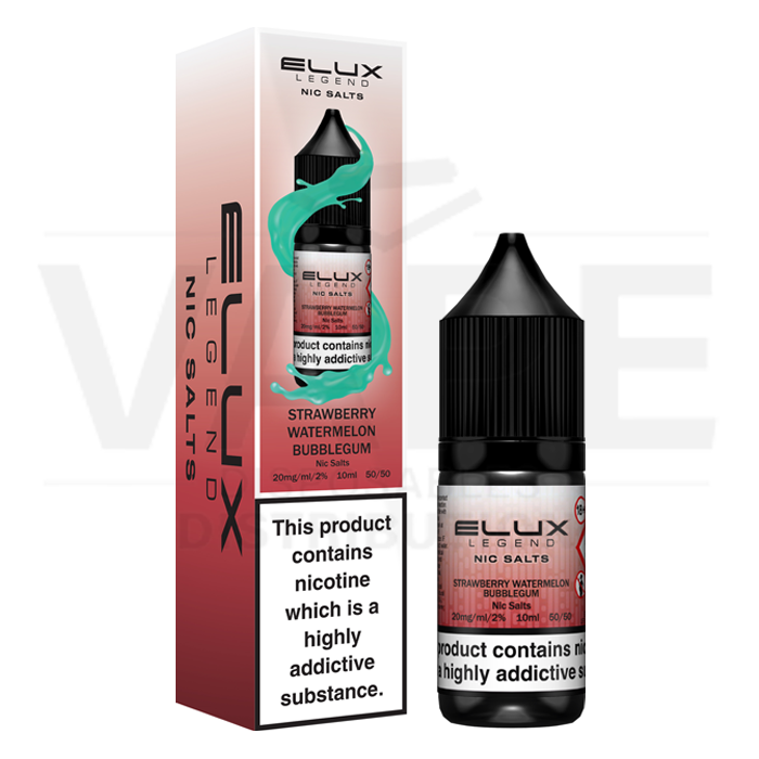 ELUX Legend Salts Strawberry Watermelon Bubblegum 10ml Nic Salt